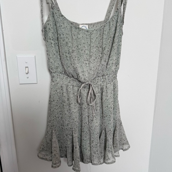 Floral Sleeveless Babydoll S coquette romantic Fairycore boho coastal cowgirl - Picture 3 of 6